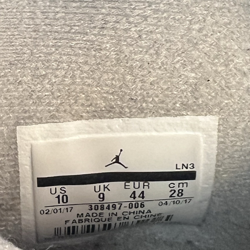 Men's Nike Air Jordan Retro 4 'Motorsport Alternate' 308497-006 Black Blue Sz 10 - Picture 2 of 12